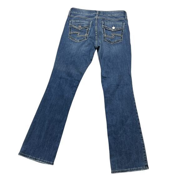 Silver Jeans Suki‎ Slim Boot Medium Wash Denim Pants Womens 30x31 Casual Bootcut - Picture 3 of 16